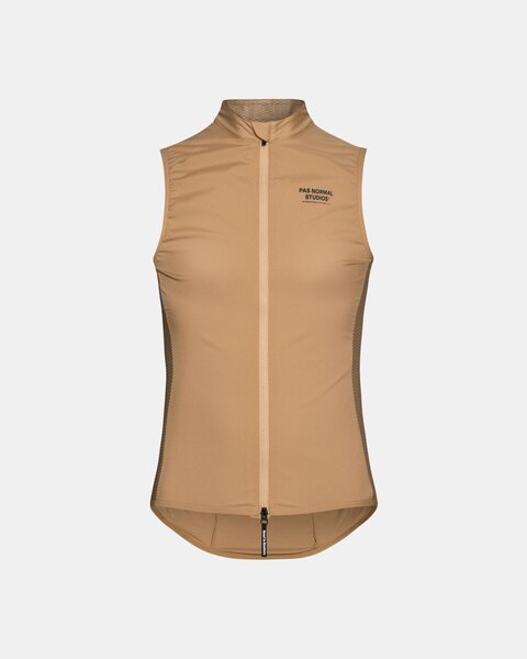 Pas Normal Studios Woman's Mechanism Stow Away Gilet Camel