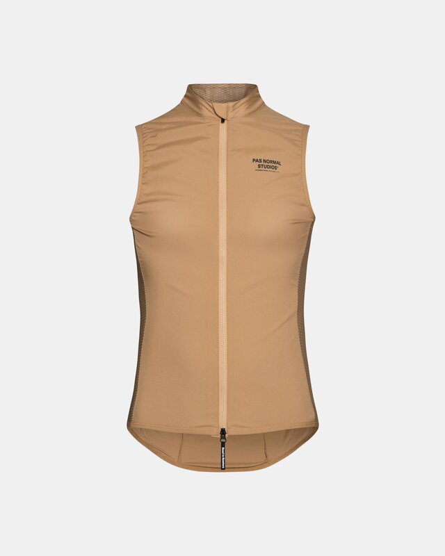 Pas Normal Studios Woman's  S Mechanism Stow Away Gilet Camel 