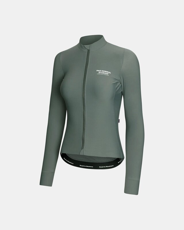 Pas Normal Women's Mechanism Long Sleeve Jersey Dark Moss - XS 