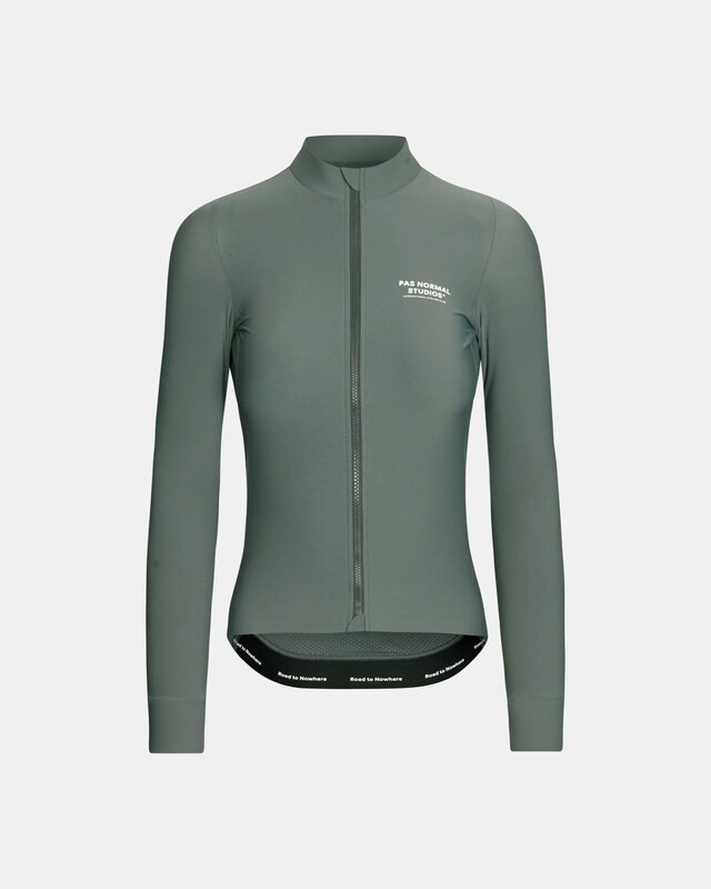 Pas Normal Women's Mechanism Long Sleeve Jersey Dark Moss - XS 