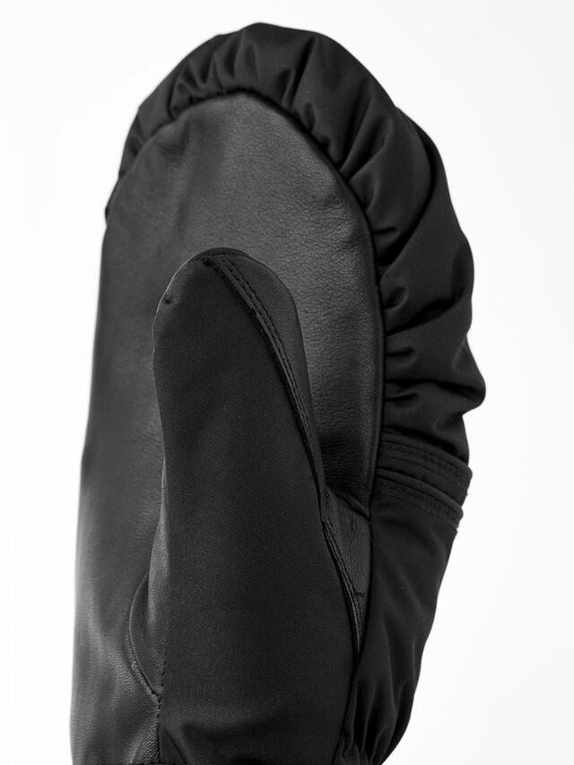 Hestra Primaloft Leather - Mitt - Dame Black 