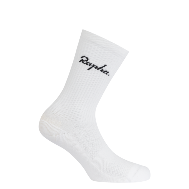 Rapha Cotton Crew Socks - White L 