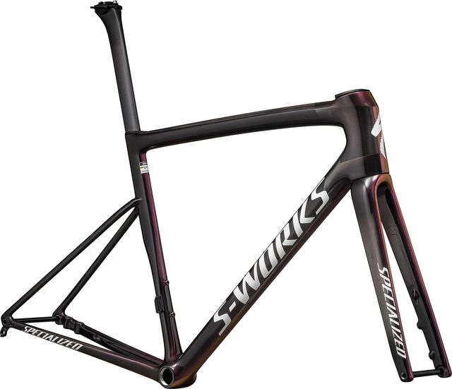 S-Works Tarmac SL8 Frameset Gloss C/Viavi M/Chaos Red P/W - 56cm 