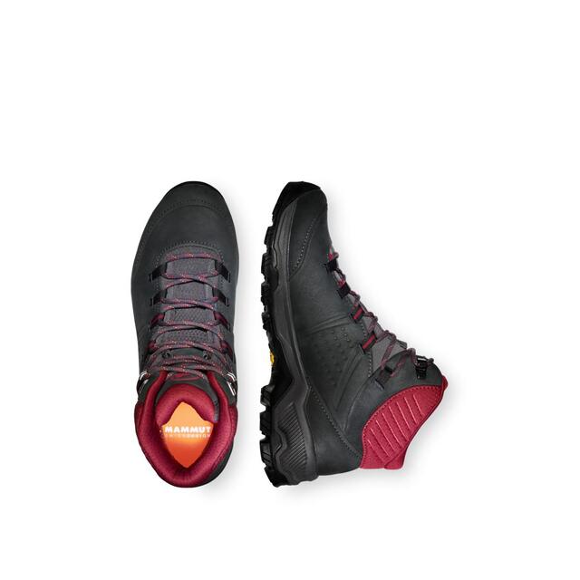 Mammut Nova IV Mid GTX Dame 40 2/3 Black / Blood Red 