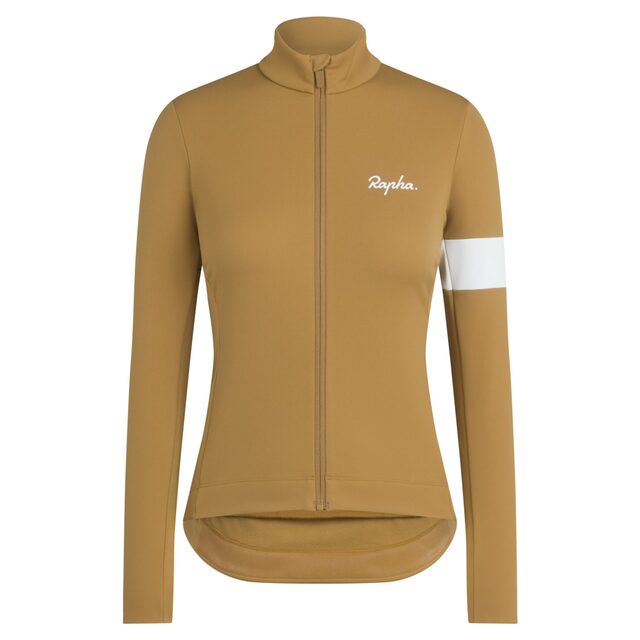 Rapha Womens Core Winter Jacket Faded Gold 