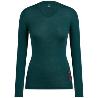 Rapha Women&#39;s Merino Base Layer Long Sleeve Teal