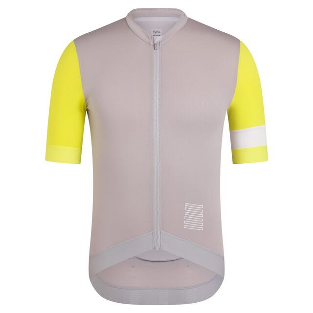 Rapha Men's Pro Team Training Jersey Silver/Chartreuse 