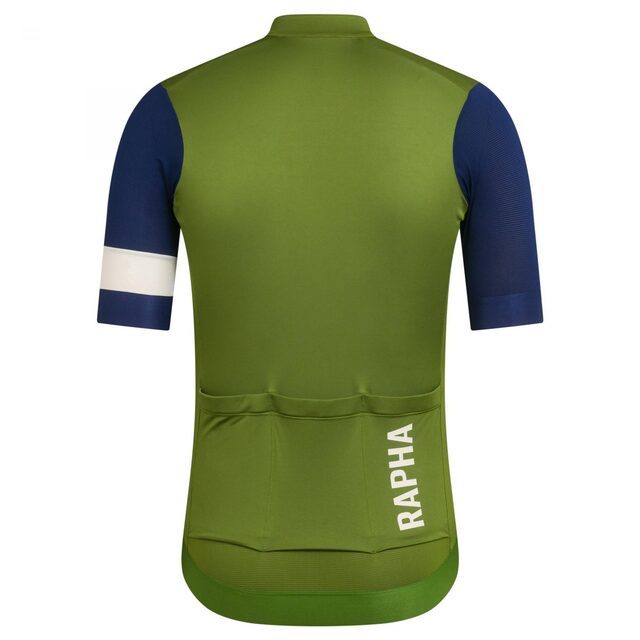 Rapha Men's Pro Team Training Jersey Green/Navy 