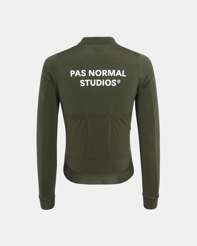 Pas Normal Studios Men's Essential Long Sleeve Jersey Olive 