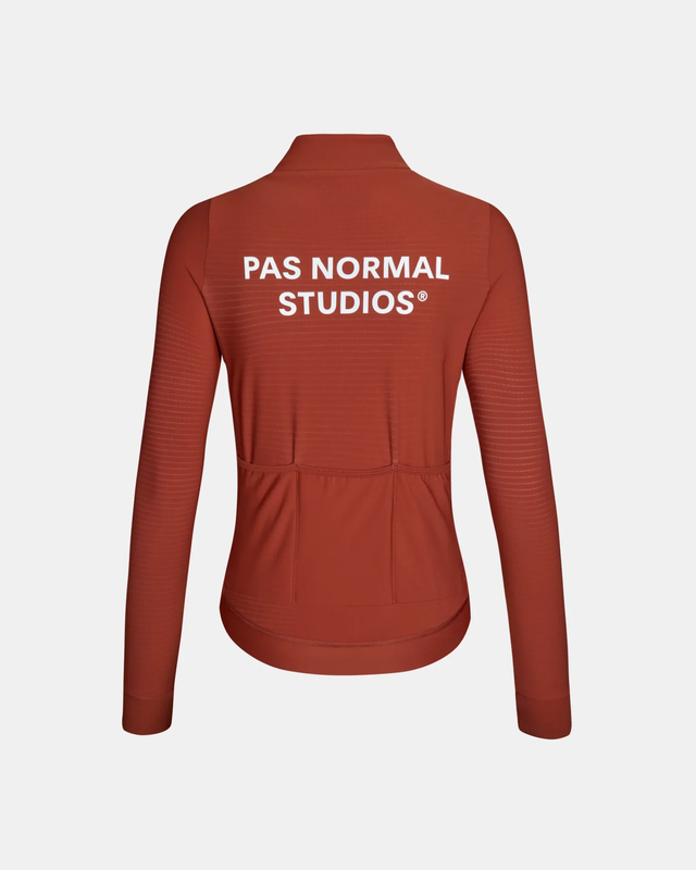 Pas Normal Studios Women's Essential XXS Long Sleeve Jersey - Brick 