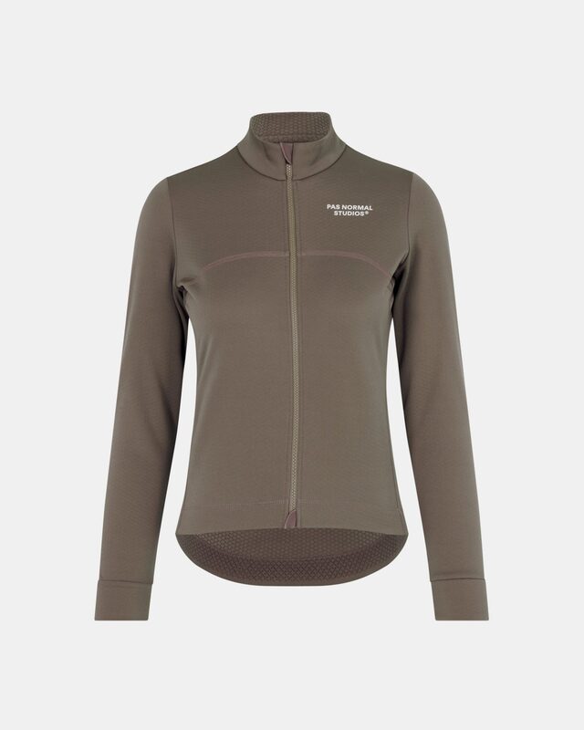 Pas Normal Studios Womens Essential Thermal Long Sleeve Jersey Ash Brown