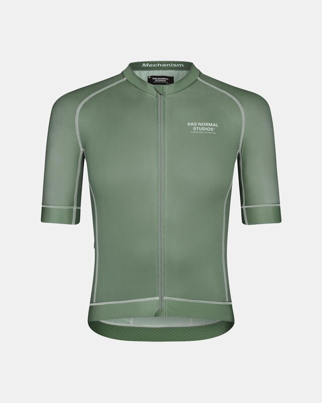 Pas Normal Studios Mechanism Jersey Khaki Green - S 