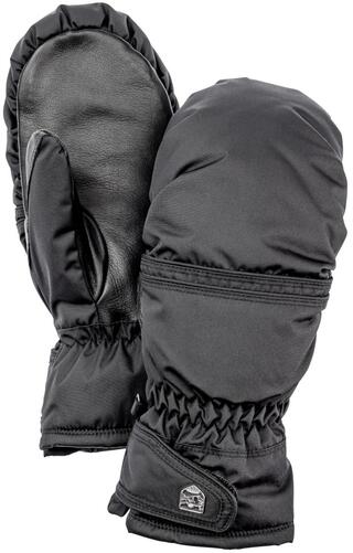 Hestra Primaloft Leather - Mitt - Dame Black