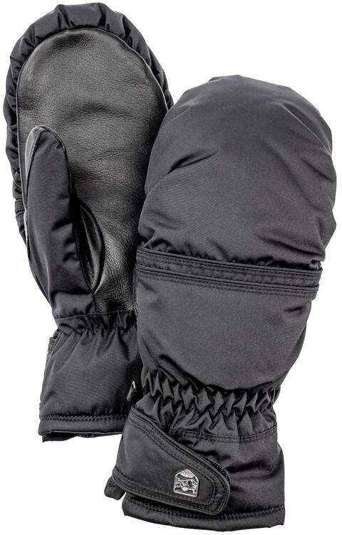 Hestra Primaloft Leather - Mitt - Dame Black
