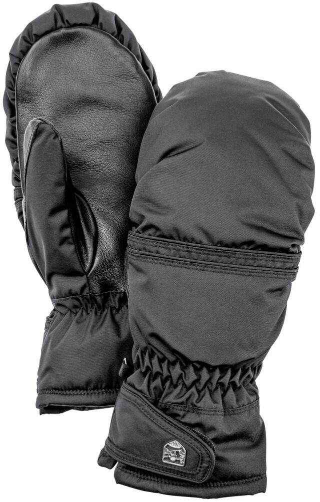 Hestra Primaloft Leather - Mitt - Dame Black 
