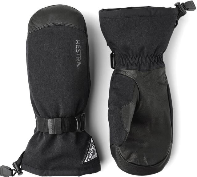 Hestra Powder Gauntlet - Mitt 8 Black 