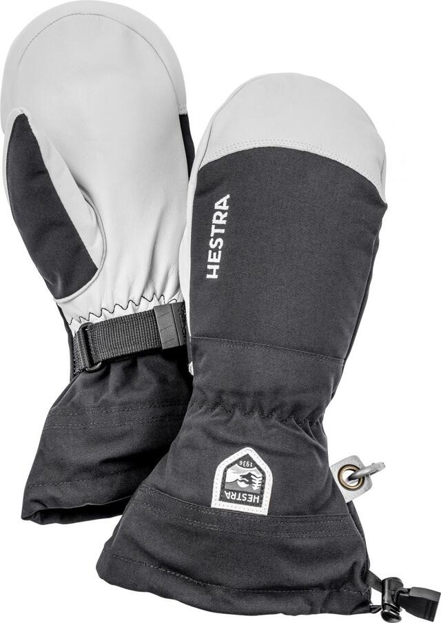 Hestra Army Leather Ski Mitt 7 Black 