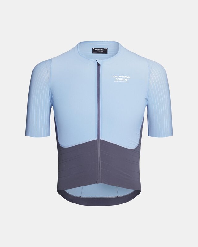 Pas Normal Studios Mechanism Pro Jersey Iron Grey / Pale Blue