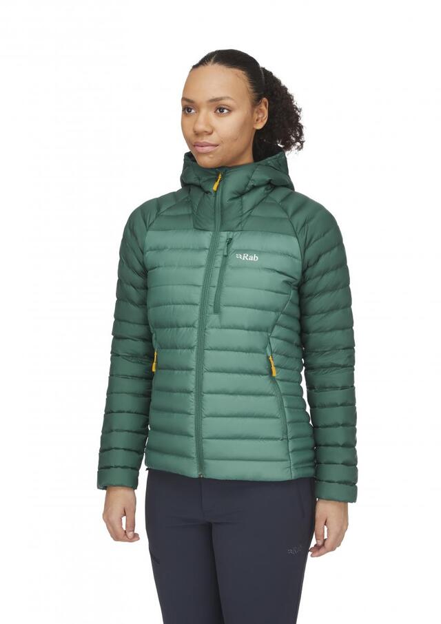 Rab Microlight Alpine Jacket Dame 14 Gse Green Slate/Eucalyptus 