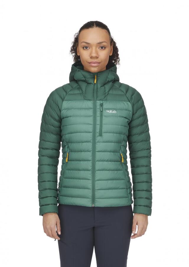 Rab Microlight Alpine Jacket Dame 14 Gse Green Slate/Eucalyptus 