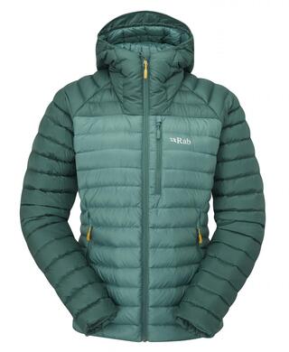 Rab Microlight Alpine Jacket Dame Gse Green Slate/Eucalyptus