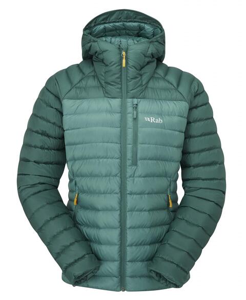 Rab Microlight Alpine Jacket Dame Gse Green Slate/Eucalyptus