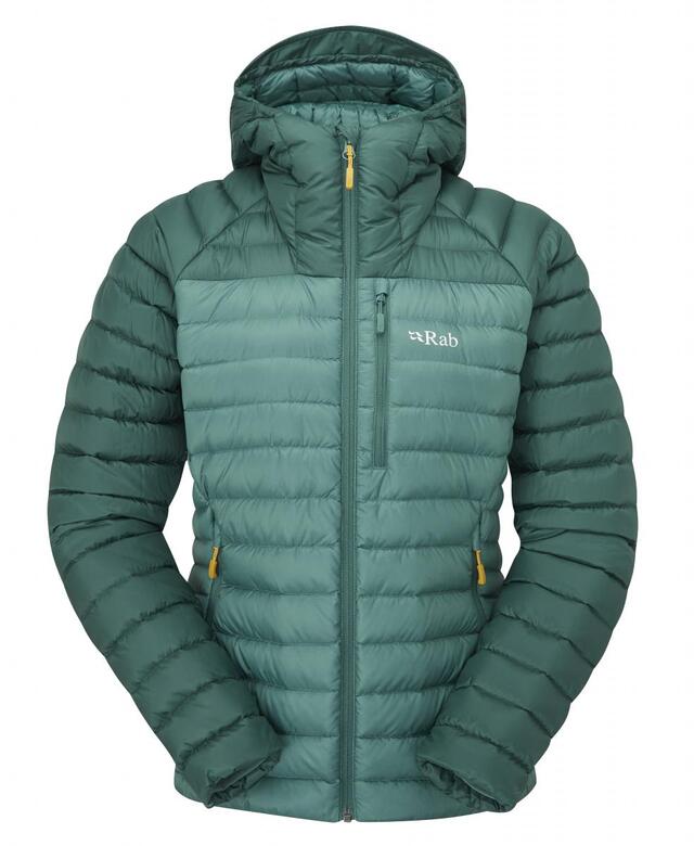 Rab Microlight Alpine Jacket Dame 14 Gse Green Slate/Eucalyptus 