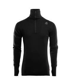 Aclima Doublewool Polo Herre L Jet Black/Marengo