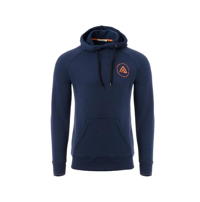 Aclima Fleecewool V2 Hoodie Herre L Navy Blazer 
