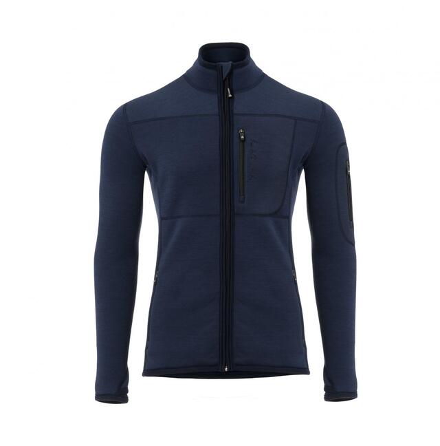 Aclima Fleecewool Jacket Herre L Navy Blazer 
