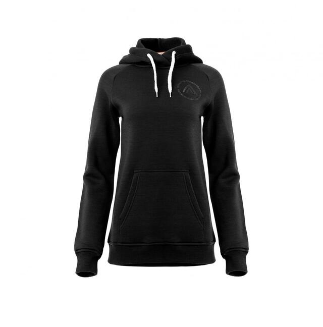 Aclima Fleecewool V2 Hoodie Dame M Jet Black 