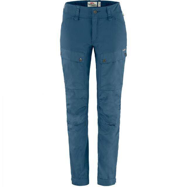 Fjällräven Keb Trousers Curved Dame 38 Indigo Blue 