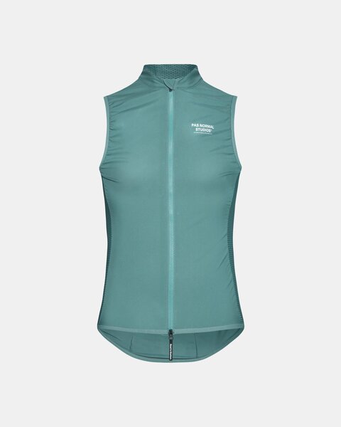 Pas Normal Studios Women's Mechanism Stow Away Gilet - Grey Teal