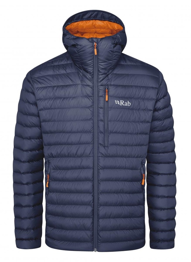 Rab Microlight Alpine Jacket Dim Deep Ink (Marmalade) 
