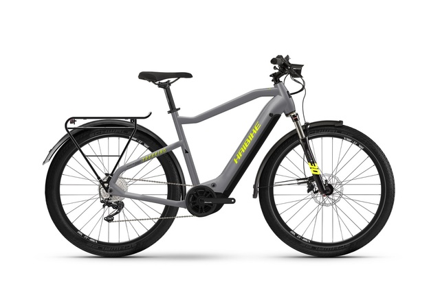Haibike Trekking 6 herre M 2022 27.5", YSTS i630Wh, Grey/Yellow 