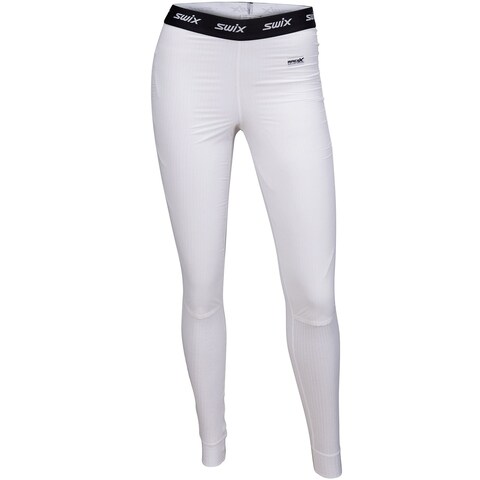 Swix RaceX bodyw pants wind Dame L Bright white
