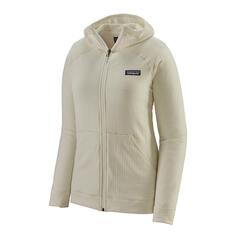 Patagonia R1 Full-Zip Hoody Dame Bcw Birch White