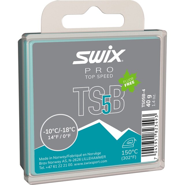 Swix TS5 Black Glider -10 °C/-18°C, 40g 