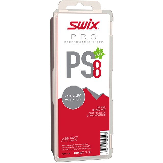 Swix PS8 Red -4°C/+4°C, 180g 