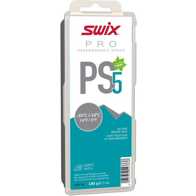 Swix PS5 Turquoise -10°C/-18°C, 180g 