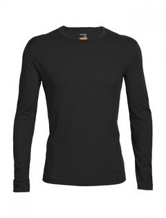Icebreaker Mens 200 Oasis Ls Crewe Black