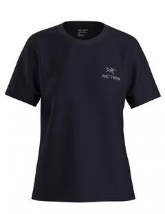 ArcTeryx Kragg SL Cotton Emblem Crew SS Black - Dame