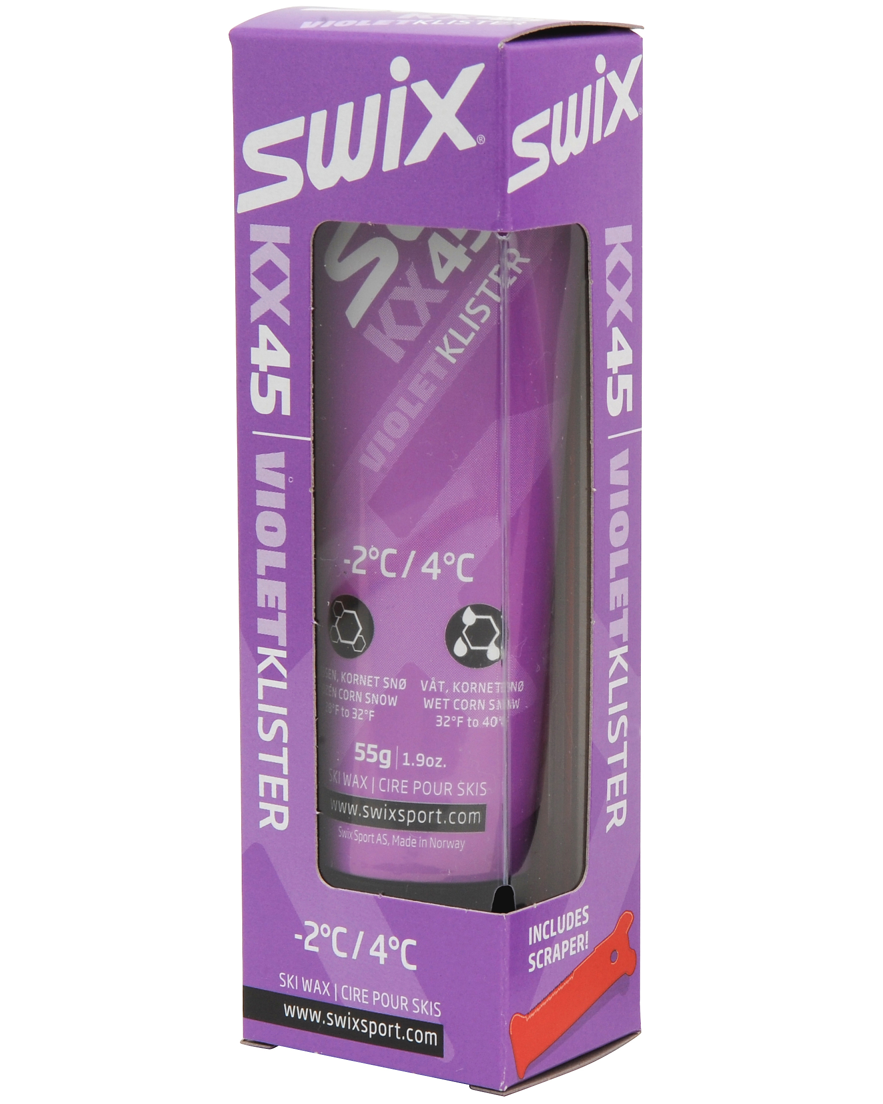 Swix KX45 Violet Klister -2C til 4C