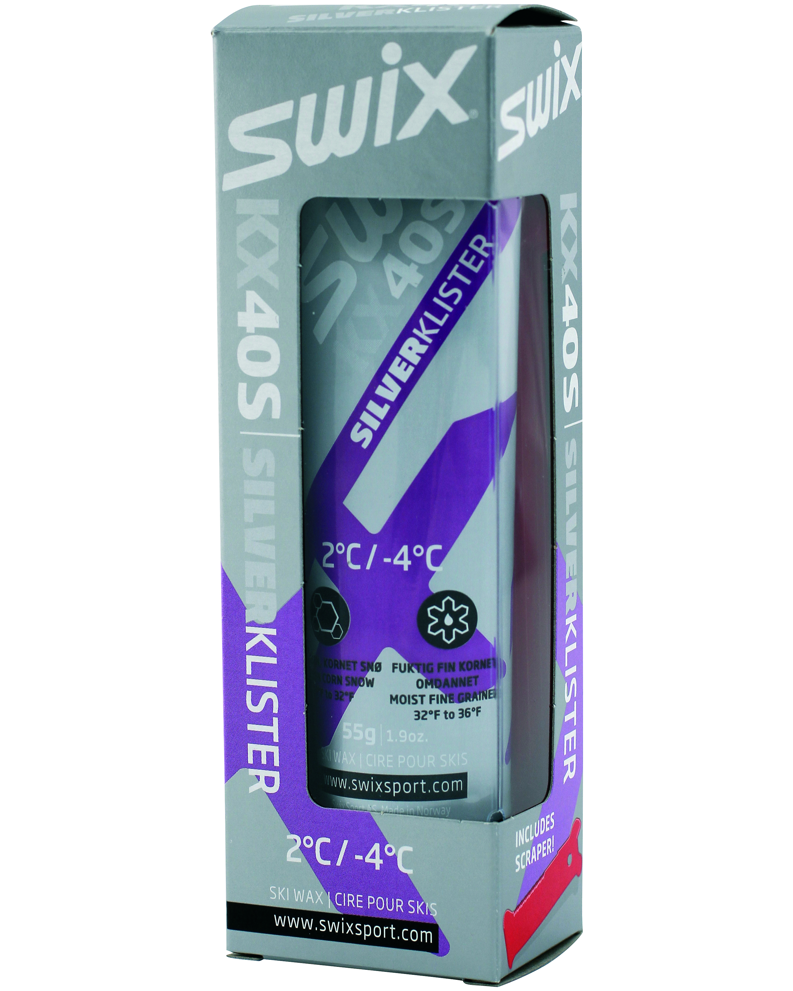 Swix KX45 Violet Klister -2C til 4C 
