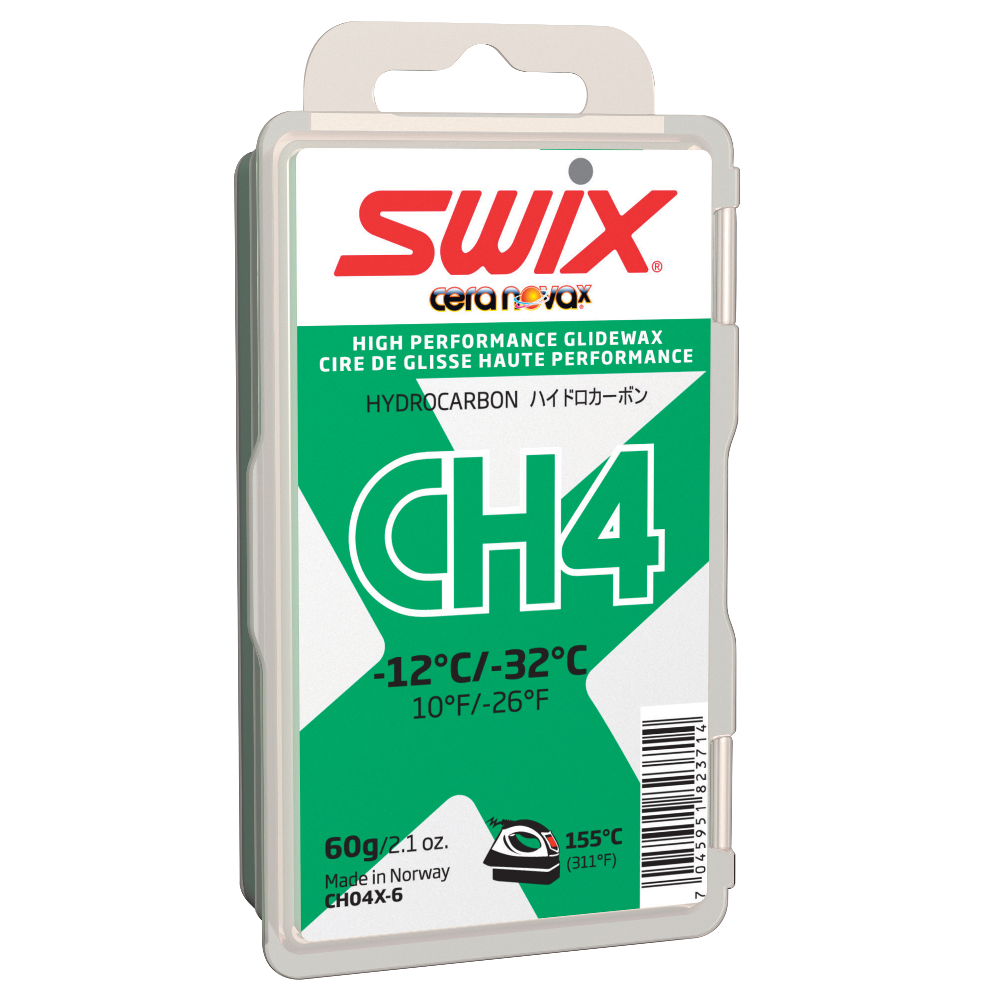 Swix Ch4x Green, -12 °C/-32°C, 60g