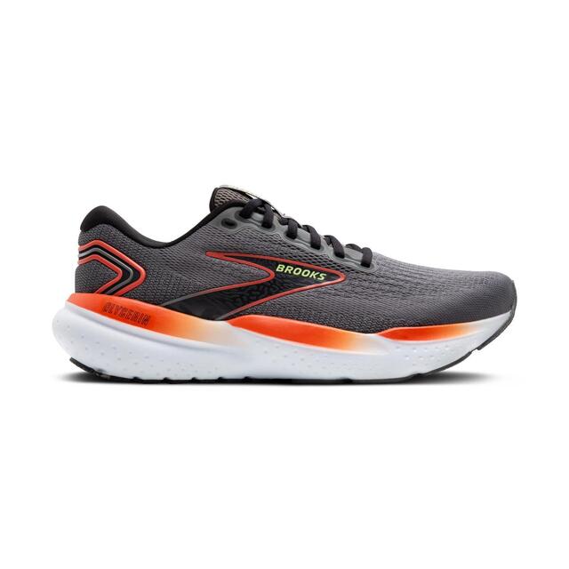 Brooks Glycerin 21 46 Gray/Mandarin Red/Green 