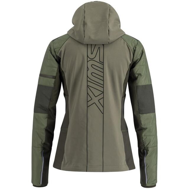 Swix Horizon Jacket Dame M Olive/Dark Olive 