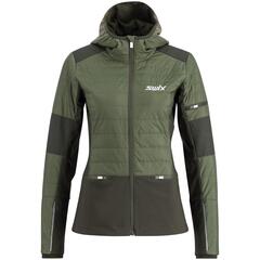 Swix Horizon Jacket Dame M Olive/Dark Olive