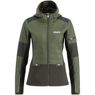 Swix Horizon Jacket Dame S Olive/Dark Olive