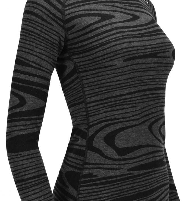 Aclima Warmwool Crewneck W´S S Black Motion 